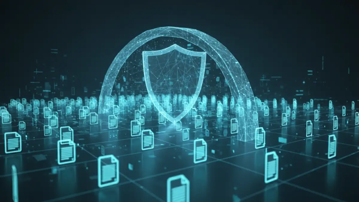 batch document encryption A visual representation of batch document encryption securing an entire portfolio of files.