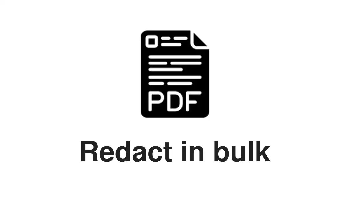 Automated batch document image redaction process for sensitive information