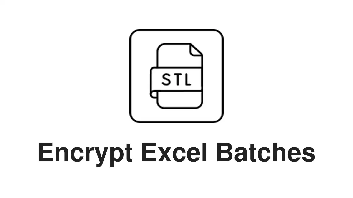 Securely batch encrypt Excel files for safe sharing