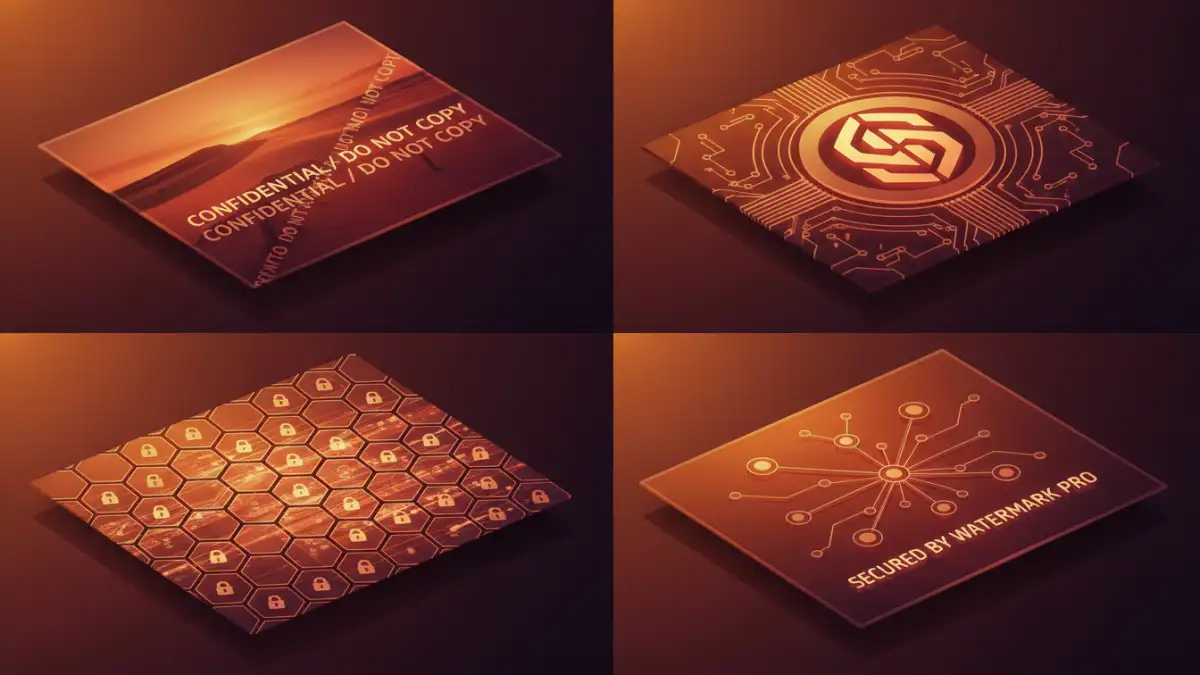 batch image file security - Examples of secure watermarks for image protection