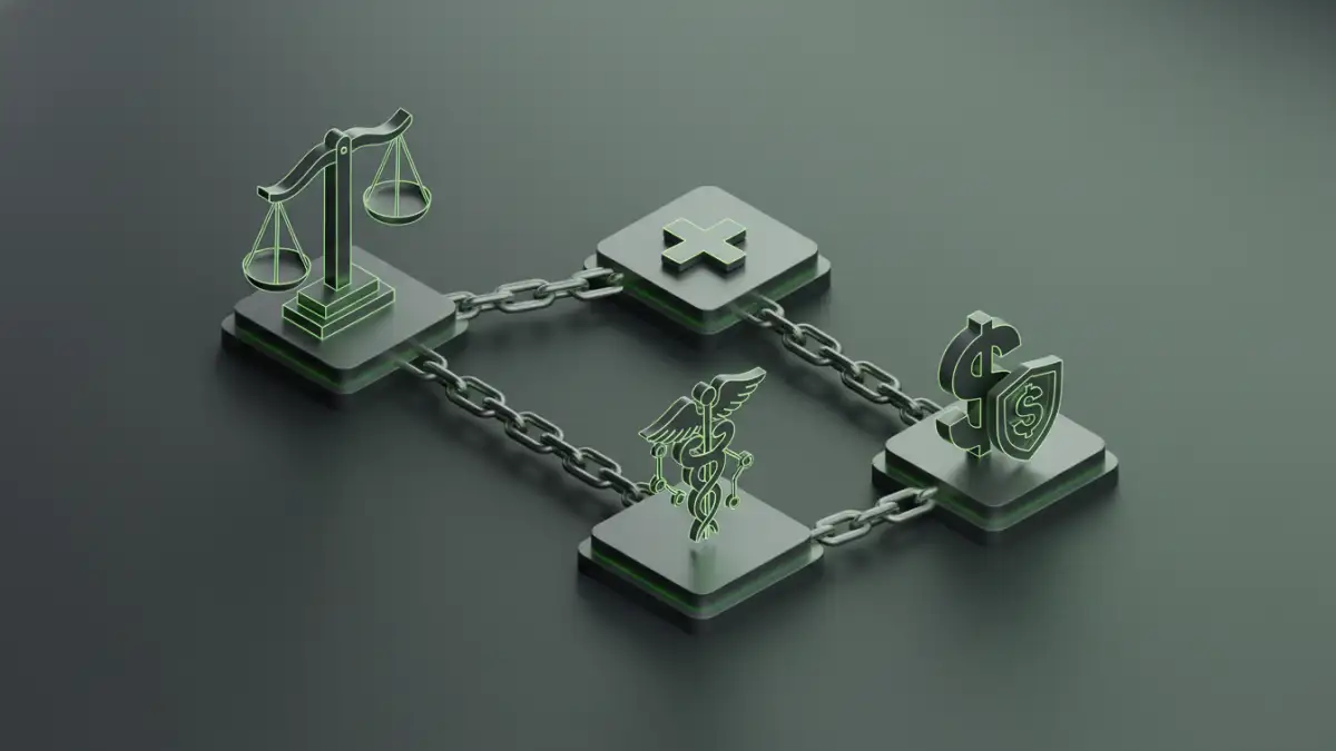 blockchain document management - Diverse industry applications of blockchain for secure document management.