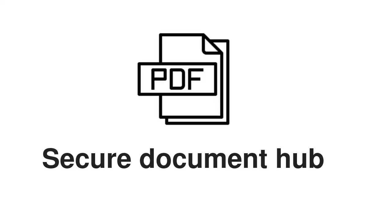 Centralized PDF encryption system overseeing secure documents