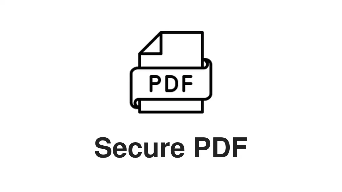 Infographic showing how centralized PDF encryption enforces security policies