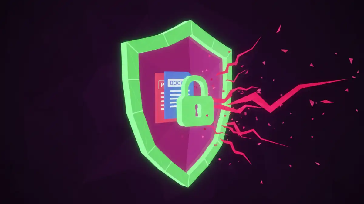 cloud document security cloud document security - A digital shield protecting documents from cyber threats, illustrating the role of SaaS document security.