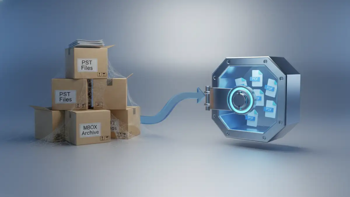 Modernizing Legacy Email Archives to Secure PDF Portfolios