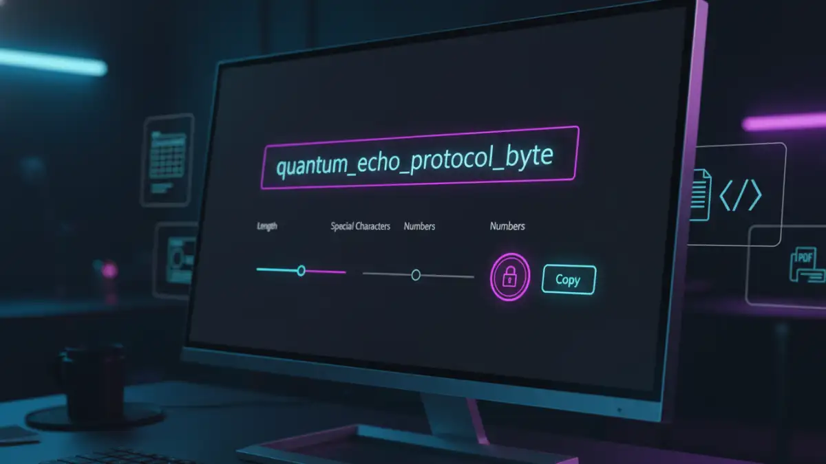 cross format file password - Visual of a password manager generating a strong password for secure file encryption
