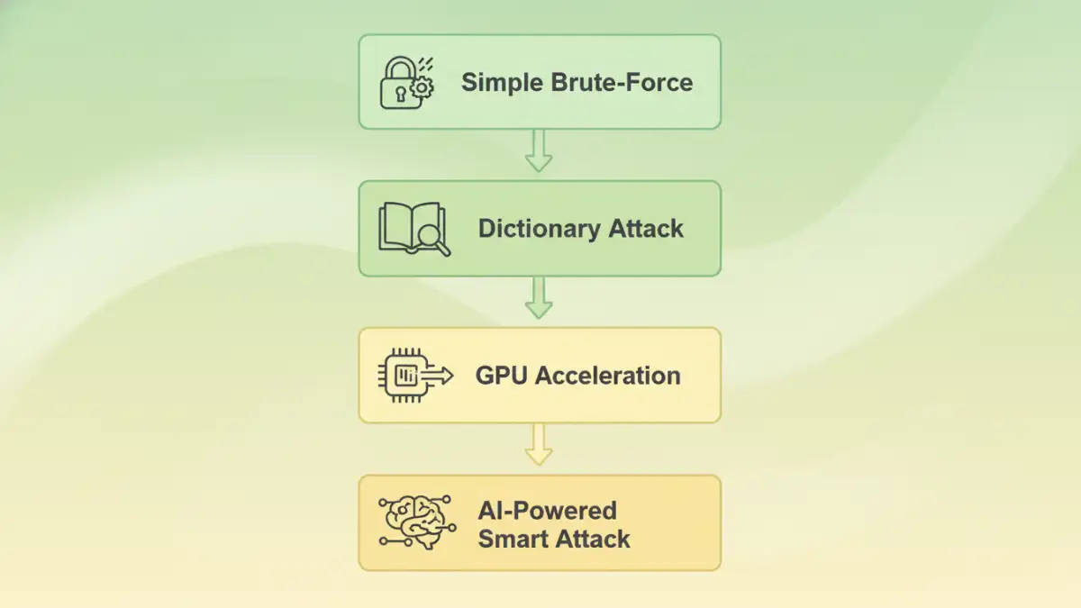 document password recovery market document password recovery market - Infographic showing the evolution of file password recovery trends from brute-force to AI.