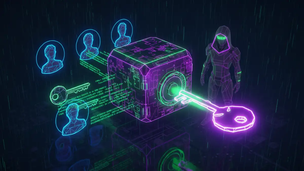 document security recovery plan document security recovery plan - Illustration of a digital key escrow service managing encryption keys.