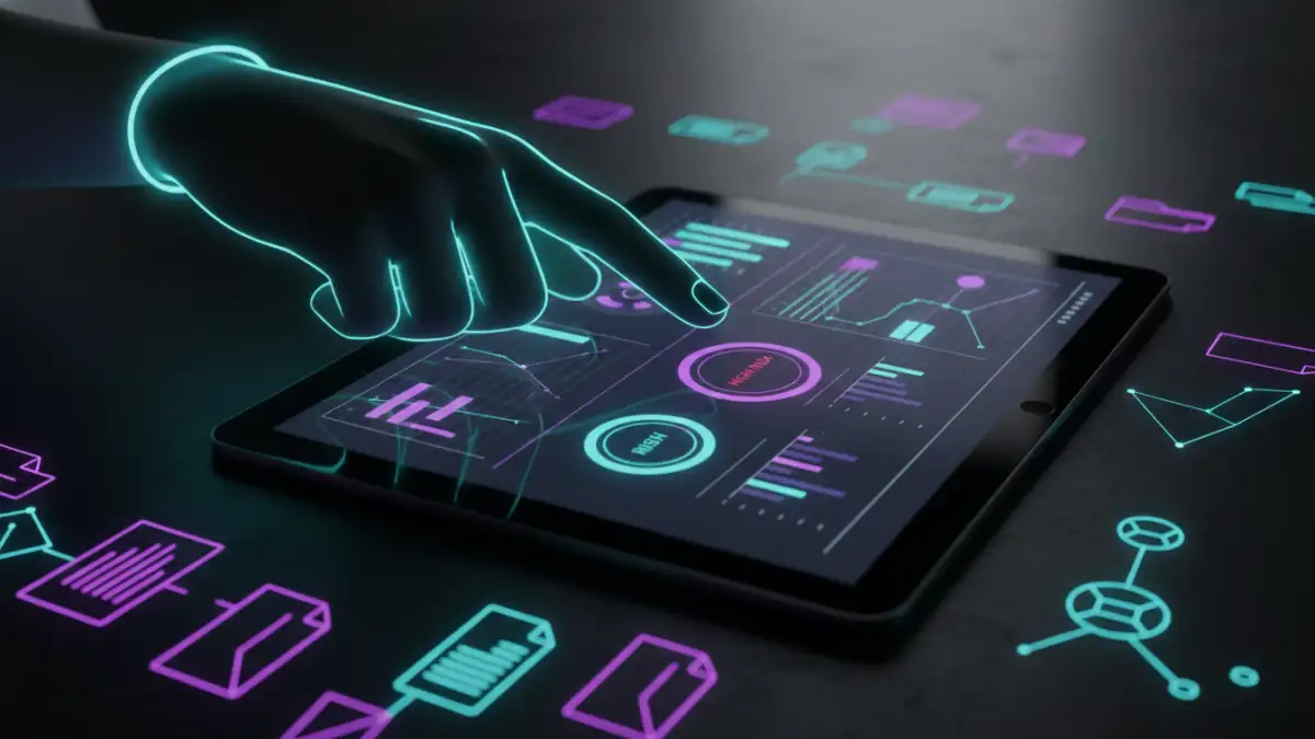 document security risks Visualizing document security risks on a digital dashboard with data analysis