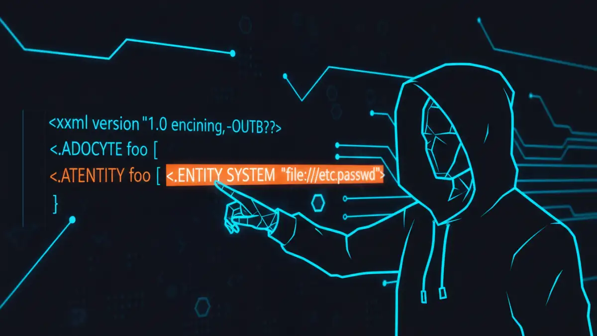 document security vulnerabilities - Visualizing an XML External Entity (XXE) attack on a structured document