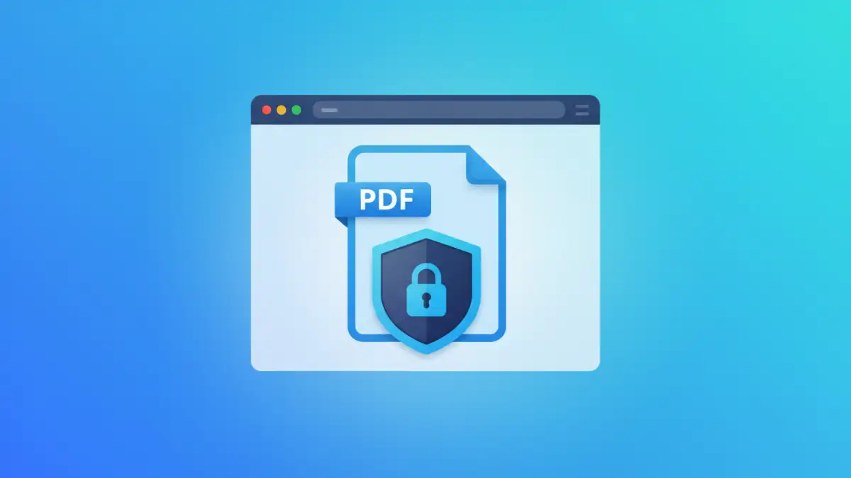 edge browser pdf - Microsoft Edge browser showing a secure PDF access solution