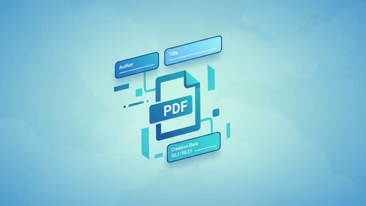 A guide on how to safely manage and edit PDF document properties
