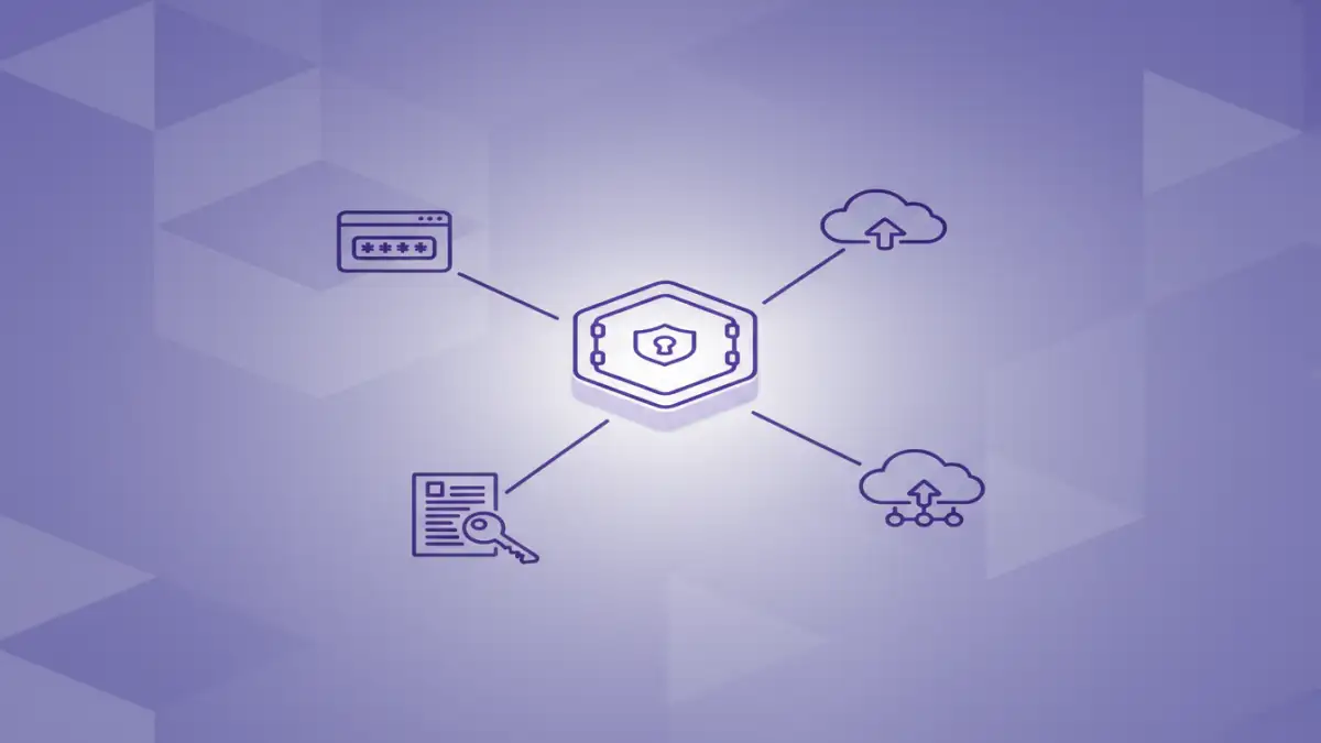 encrypted archive file password - A visual representation of different methods for secure password storage for encrypted archives.