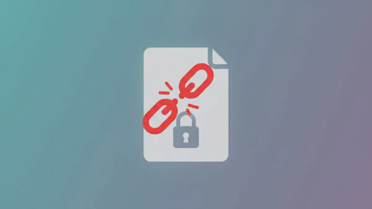 encrypted document errors Illustration of a locked document with an error symbol, representing encrypted document errors.