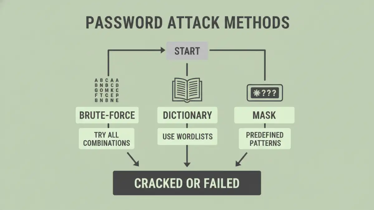 Encrypted File Password Recovery - Step by Step Infographic