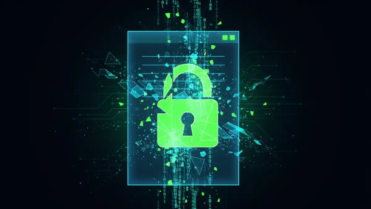 erase encrypted files cloud erase encrypted files cloud - Visual of a digital document with a lock icon being securely erased