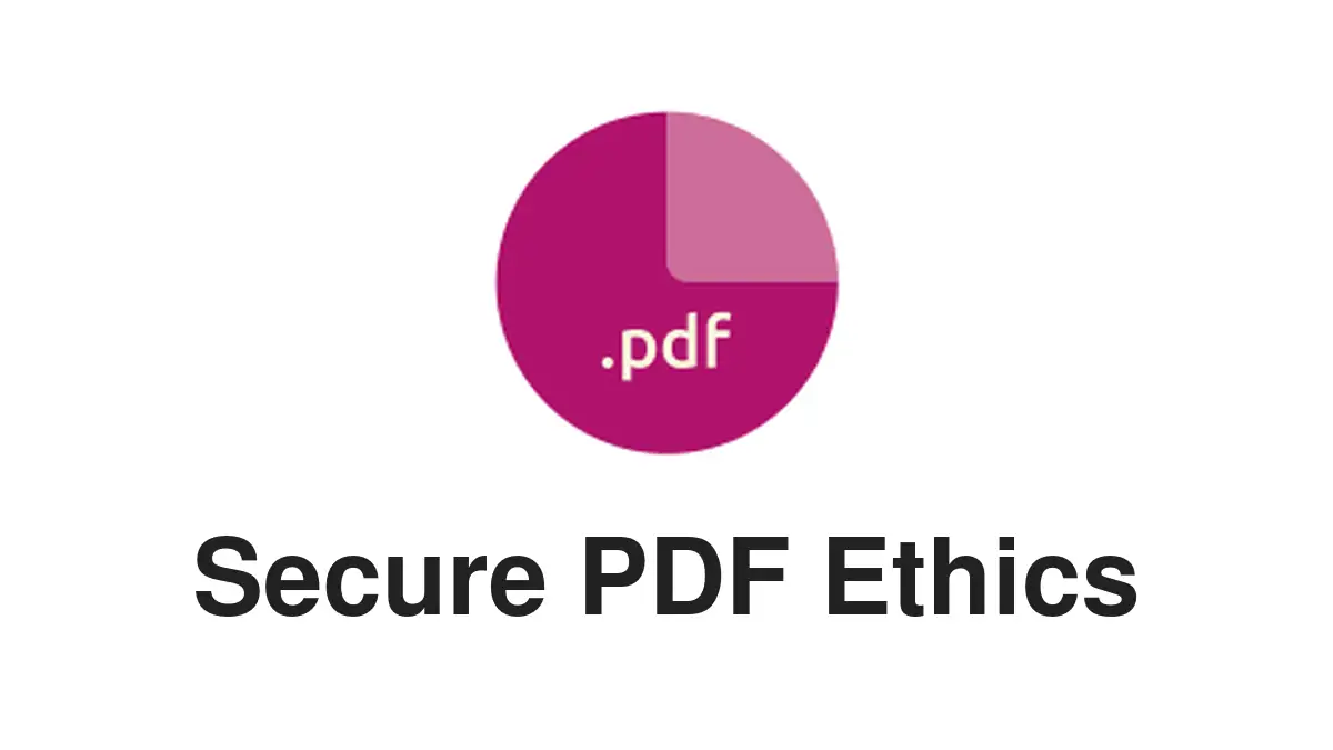 ethical pdf password Ethical PDF password protection icon with a secure lock