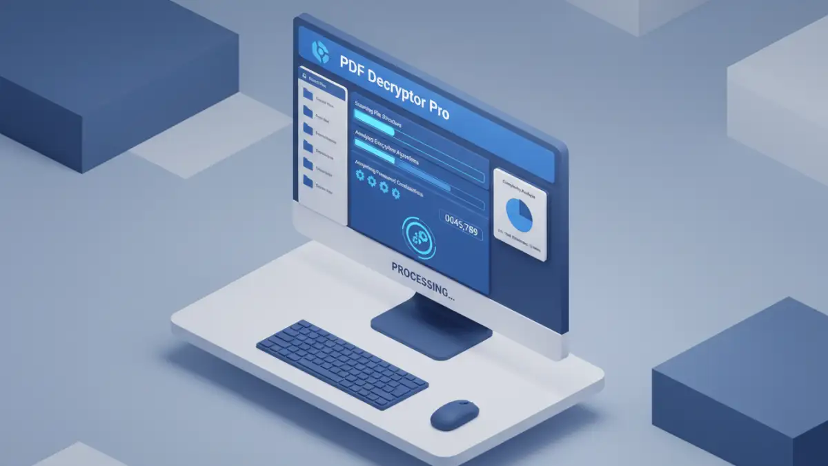 forgot pdf password forgot pdf password - Desktop software interface for PDF password recovery running on a computer.