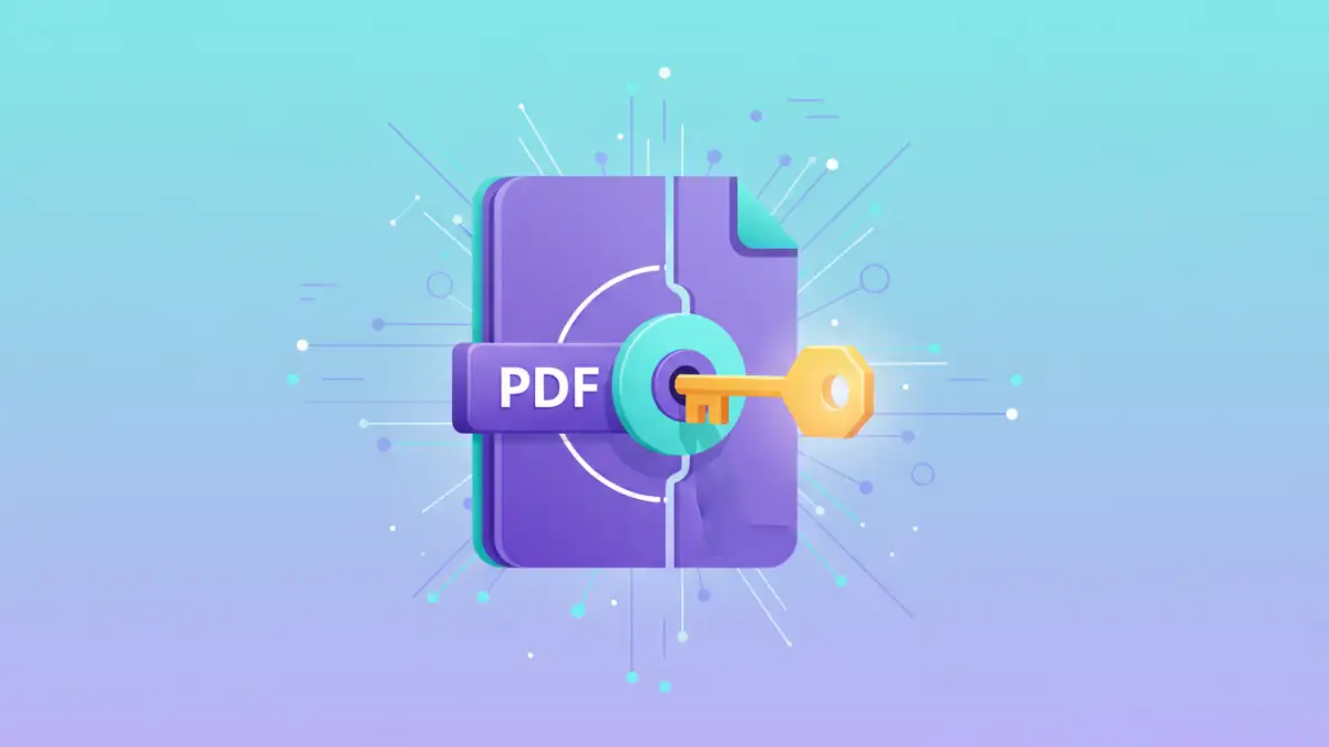 Free PDF password remover tool unlocking a document