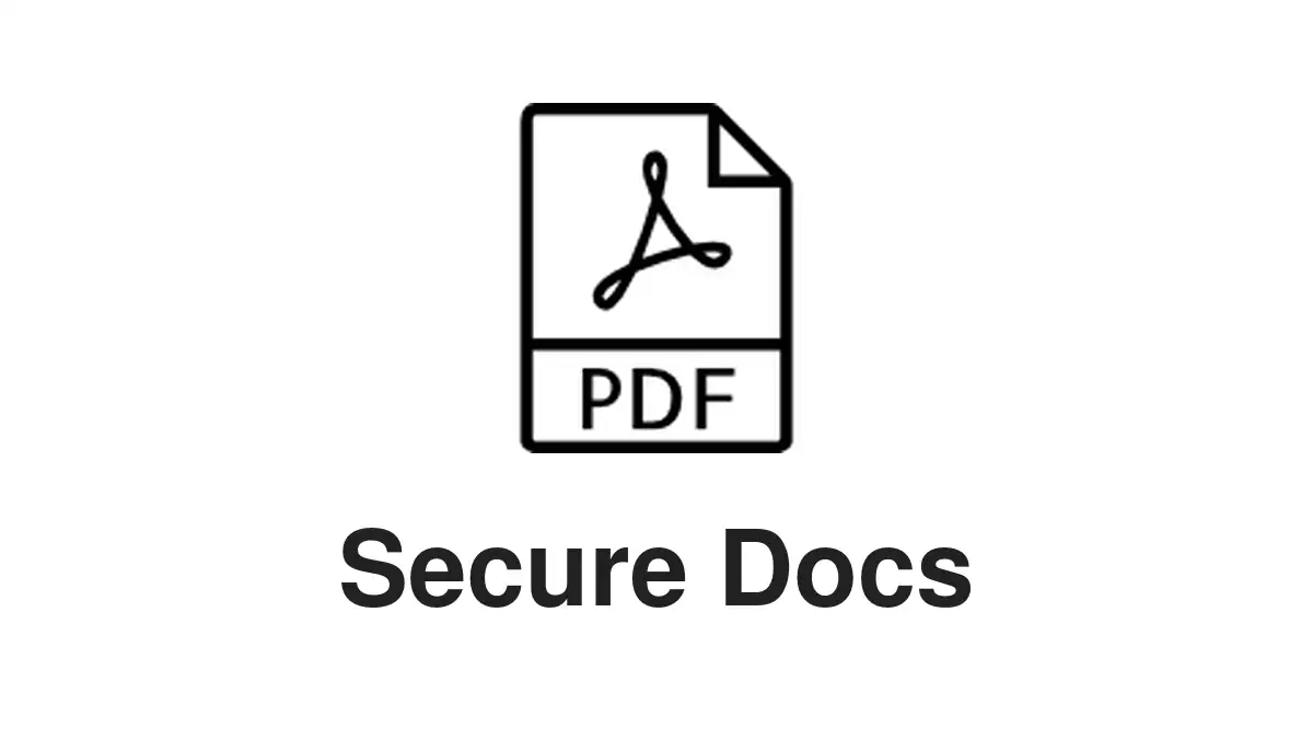 government pdf encryption - Digital vault securing encrypted government PDF documents