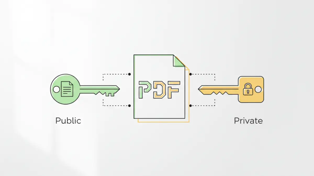 innovative pdf encryption - Public key cryptography for secure PDF sharing