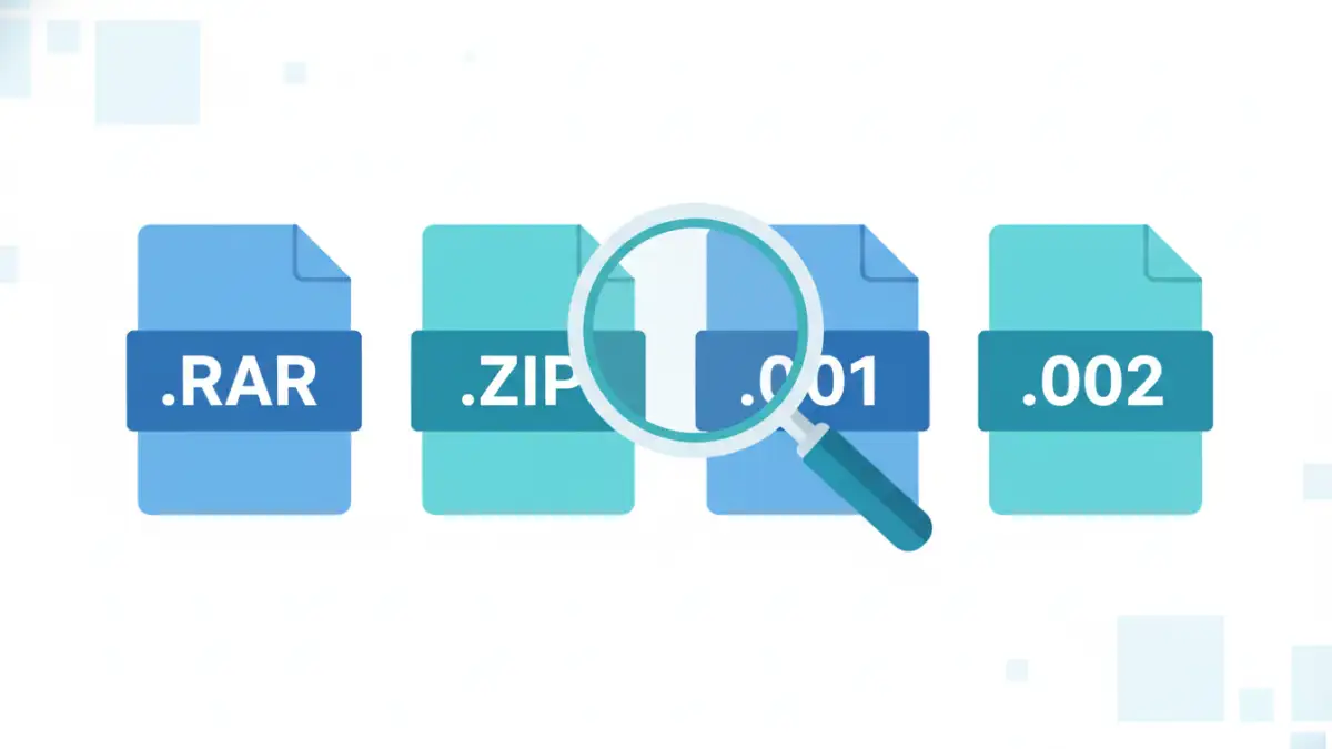 multi part archive issues - Troubleshooting common multi-part archive file issues