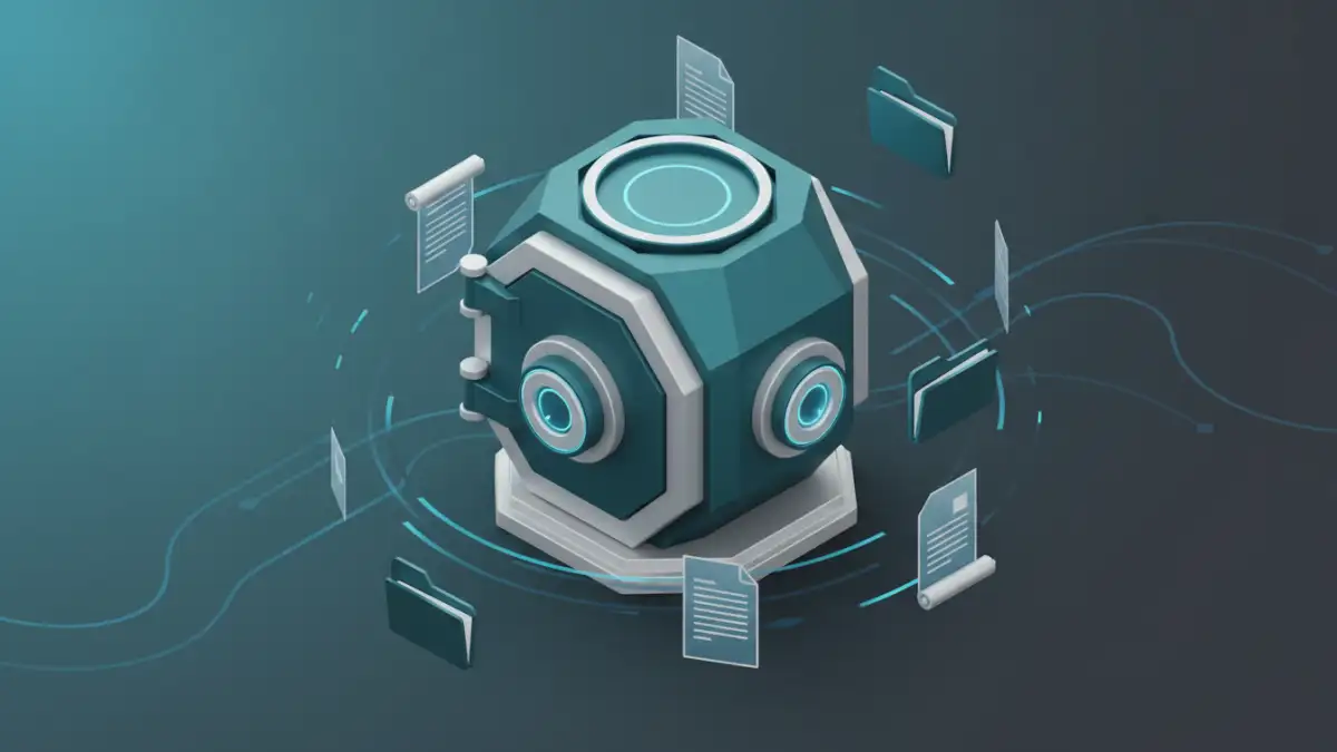 optimize document archival - Secure document archival vault with locks and documents