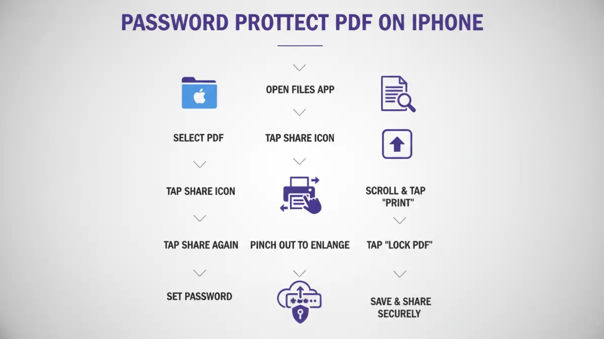 password protect pdf iphone - Step-by-step guide to password protect PDF on iPhone using built-in features and apps.