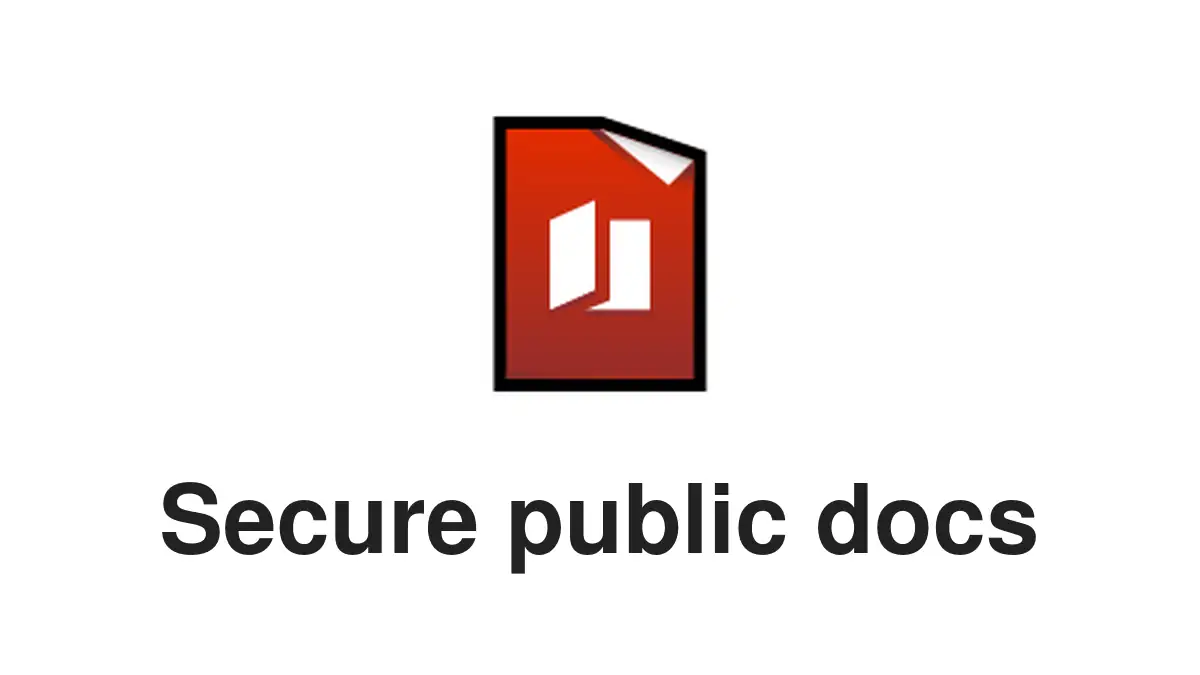 password protect public documents - Abstract illustration of layered security protecting public sector documents