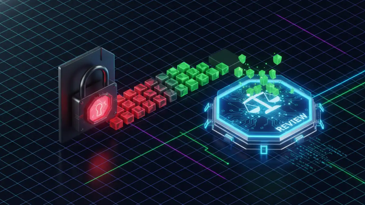 password protected files litigation - An abstract visualization of forensic data recovery for legal compliance.