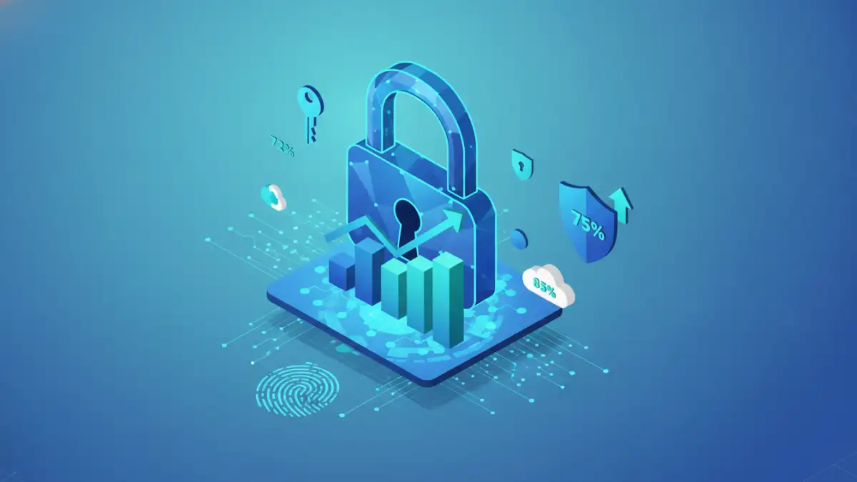 password protected sharing Infographic showing user statistics and trends for password protected sharing