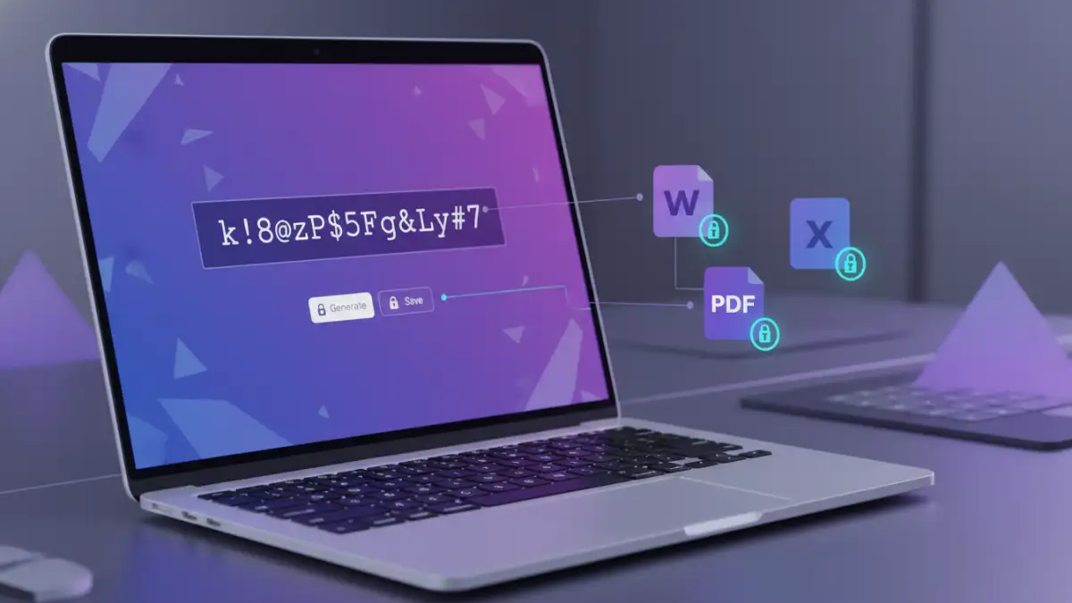 password strength document formats - Using a password manager to secure various document formats
