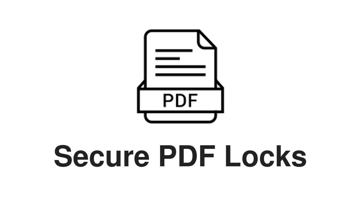 User interface for setting strong PDF encryption standards and passwords