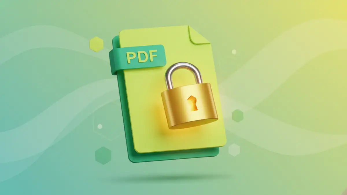 pdf encryption tools - Securing a PDF document with a digital padlock for encryption