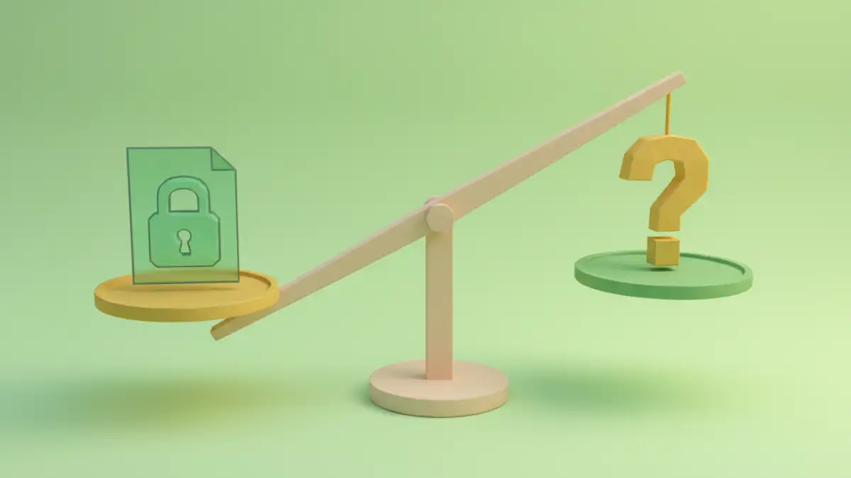 pdf password recovery ethics An illustration of a scale balancing a locked document and a key, representing pdf password recovery ethics.