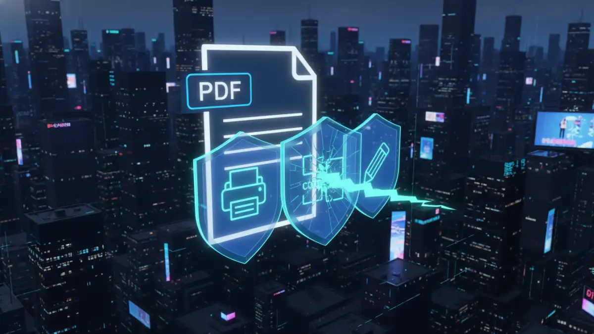 How Secure Are Your PDF Permission Passwords? Made Easy