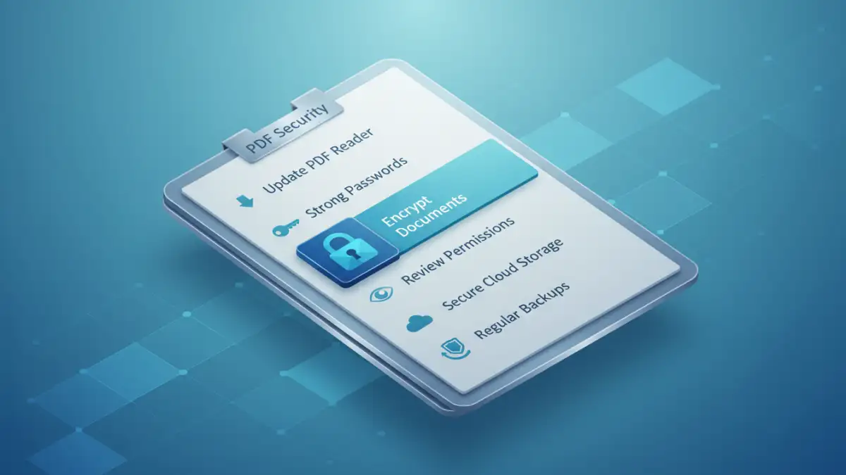 Your Monthly PDF Security Habit Checklist Made Easy Made Easy