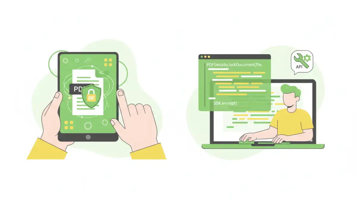 Real-world applications of PDF security SDK for secure document sharing
