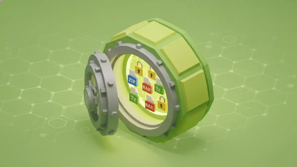 reassemble password protected files - Safely opening and managing password protected archive files