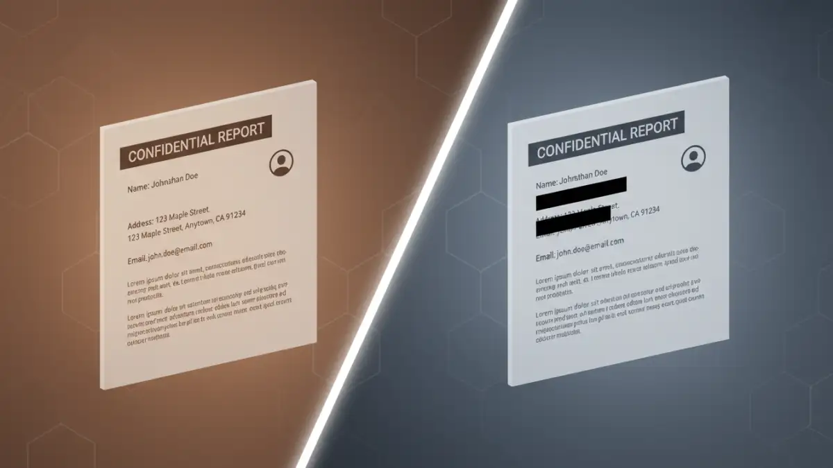 redact sensitive pdf data redact sensitive pdf data - Example of before and after redacting sensitive PDF data