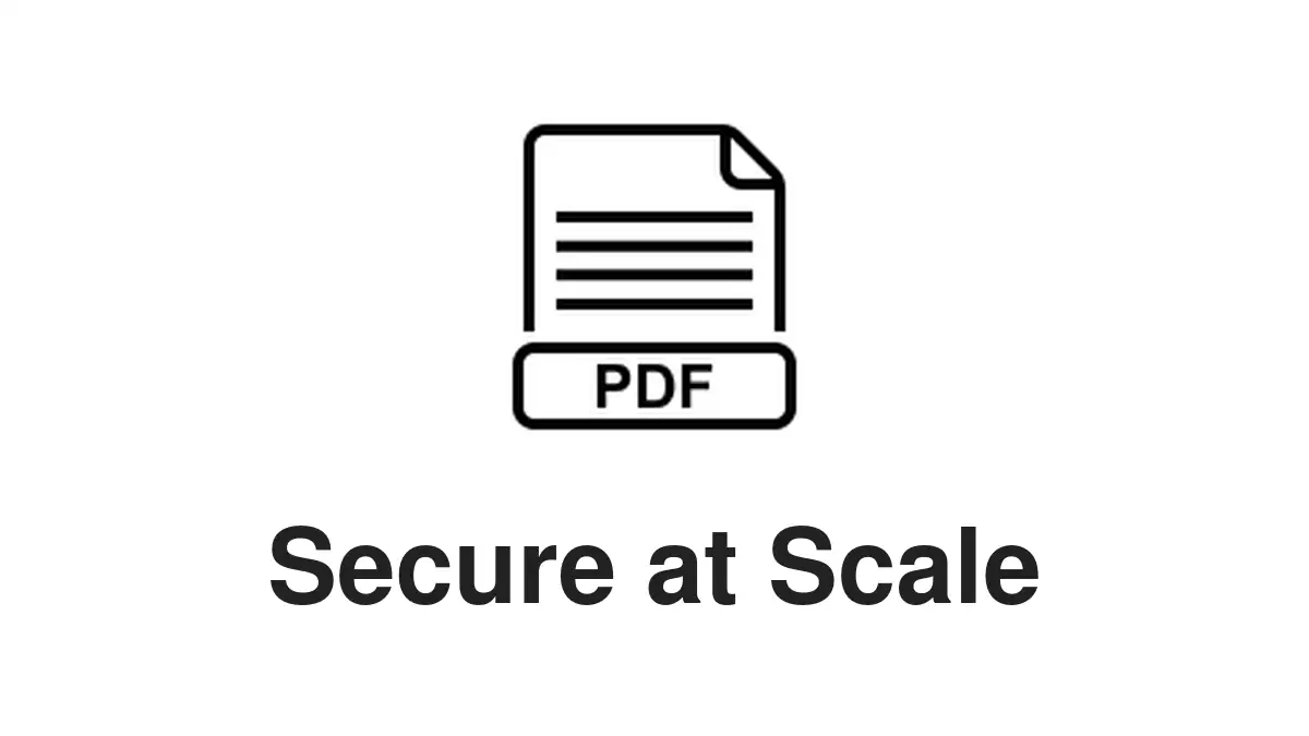 scalable document security scalable document security - Centralized security for enterprise document management systems