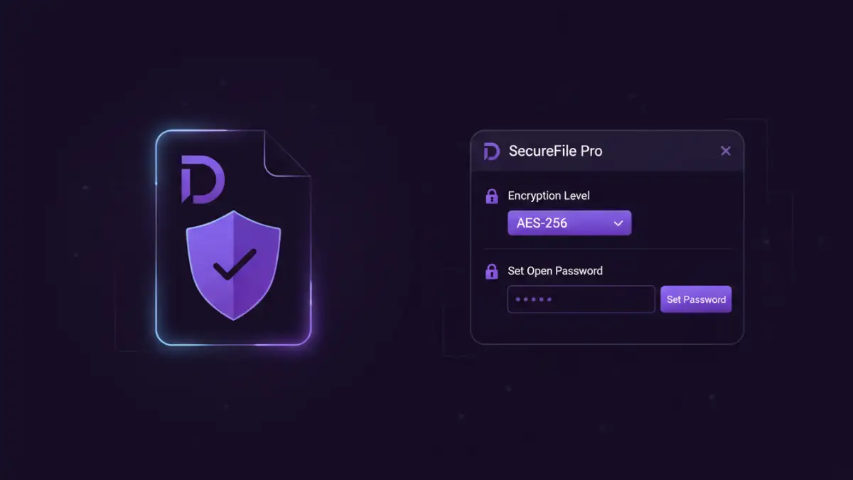 secure birth certificate pdf - Advanced PDF encryption features in desktop software for vital records