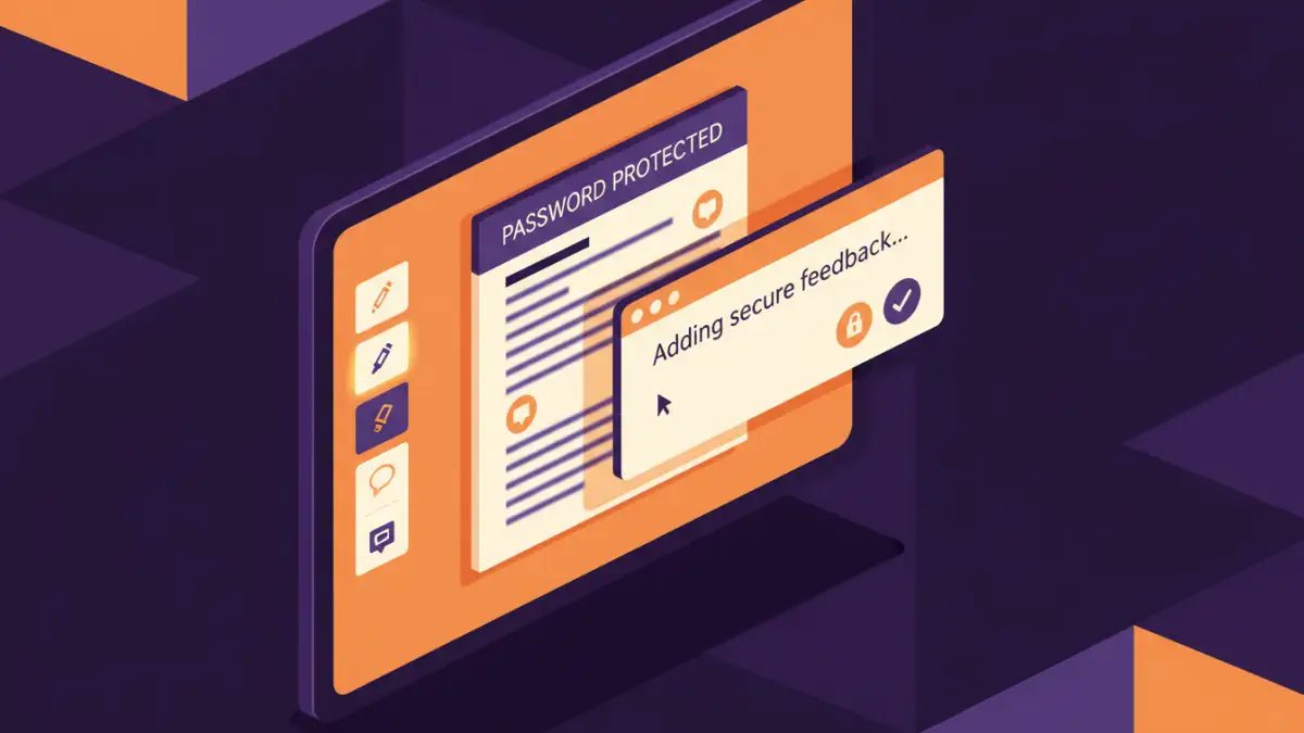 secure comments password pdf - Using PDF editing software to add comments to protected documents