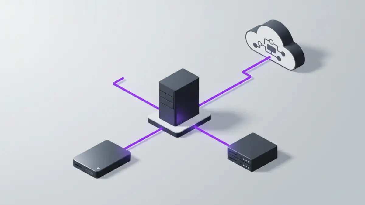 secure digital document archive - A diagram of the 3-2-1 backup strategy for ultimate data protection.