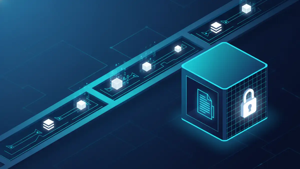 secure document api code examples - Illustration of a secure document API with data protection and encryption