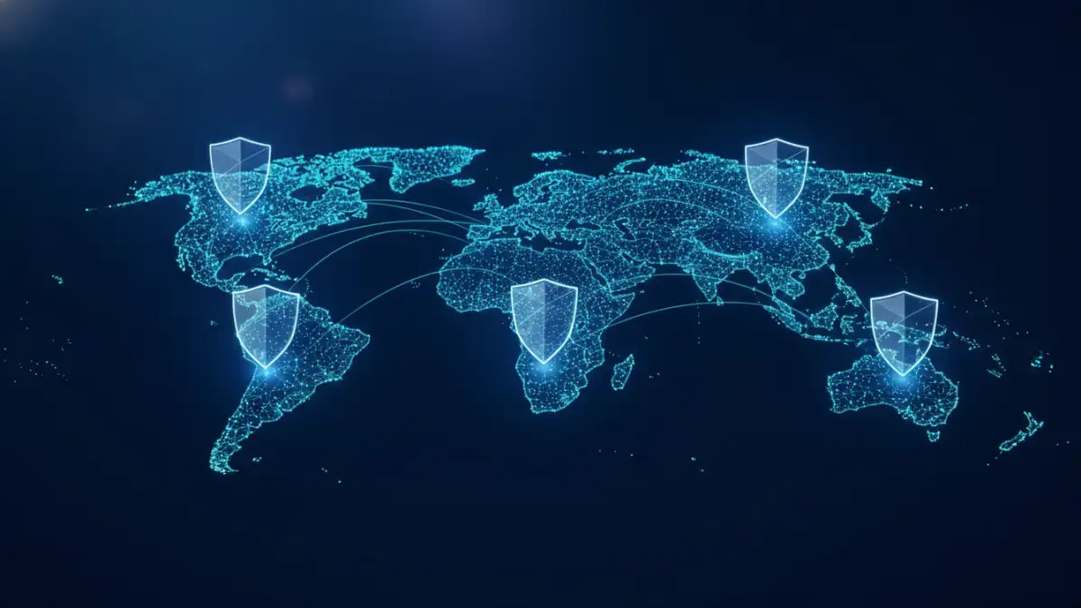 secure document management market A global map illustrating the interconnected secure document management market across different regions.