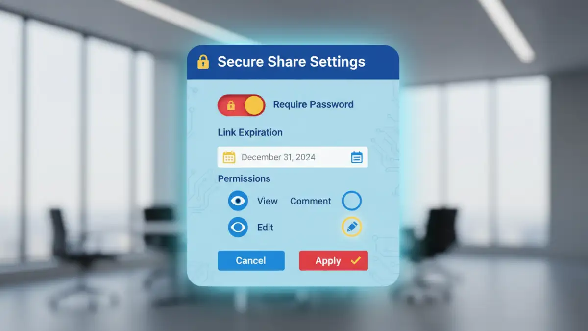 Secure Document Sharing Updates Tips Illustration Secure Document Sharing Updates - Tips and Best Practices
