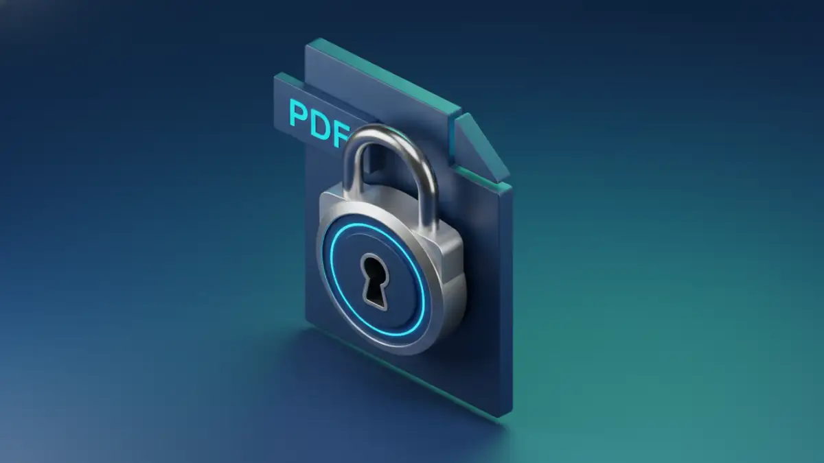 secure file sharing pdf Secure file sharing PDF with password protection icon