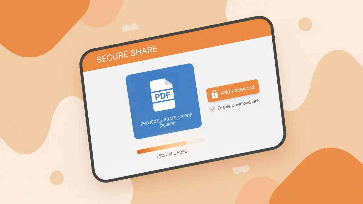 secure file sharing pdf secure file sharing pdf - Using an online tool for secure file sharing of PDFs