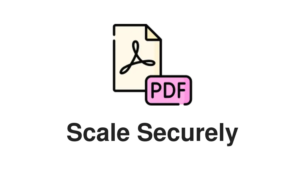 secure file sharing scalability Illustration of enterprise growth powered by secure file sharing scalability